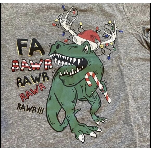 NWT Epic Threads Christmas T-Tex Tee Boys - Picture 3 of 3